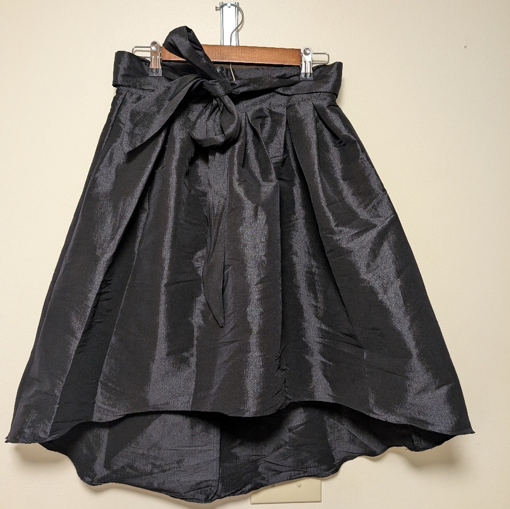 Marina Black High Low Skirt Tie Waist Formal Party Size S USA - Picture 5 of 8